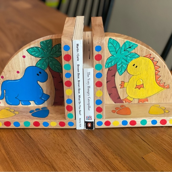 Hand Painted Bookends - Picture 6 of 8